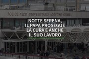 Notte serena, il Papa prosegue la cura e anche il suo lavoro