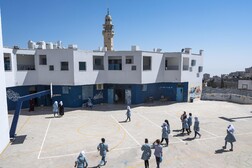 Una scuola gestita dall'Unrwa nel campo profughi di Shuafat