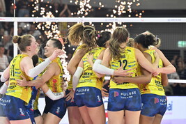 Pallavolo, le Pantere di Conegliano (archivio)