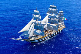 L'Amerigo Vespucci a Reggio Calabria il 5 e 6 maggio