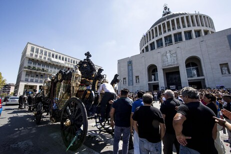 I funerali show del capo clan dei Casamonica nel 2015