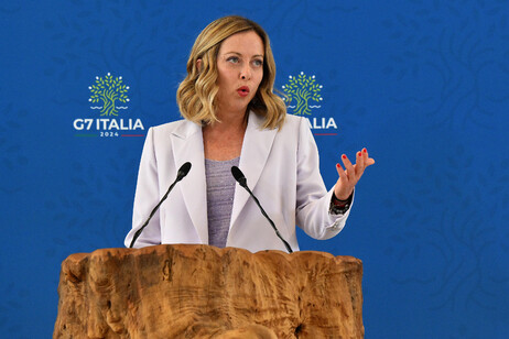 La premier Giorgia Meloni