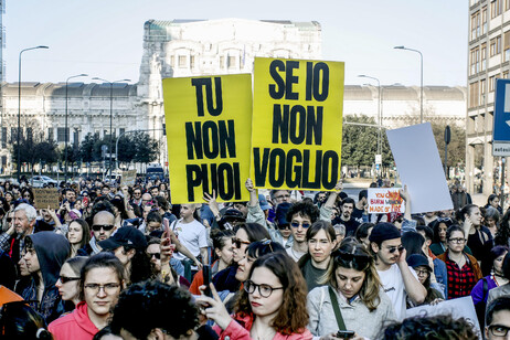 Una manifestazione di Non una di meno