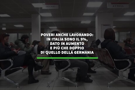 Poveri anche lavorando: in Italia sono il 9%