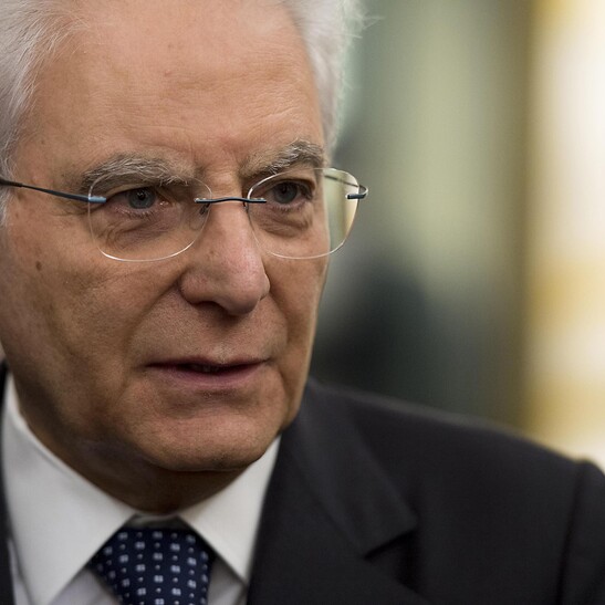 Il presidente della Repubblica Sergio Mattarella