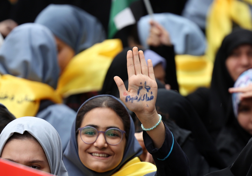 Demonstrators mark the 45th anniversary of the US embassy takeover in Tehran