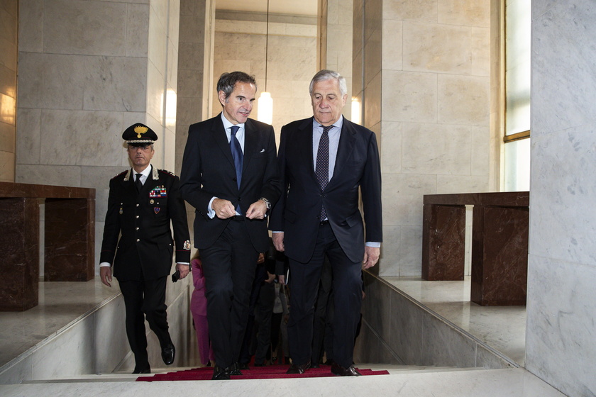 International Atomic Energy Agency chief Grossi visits Rome