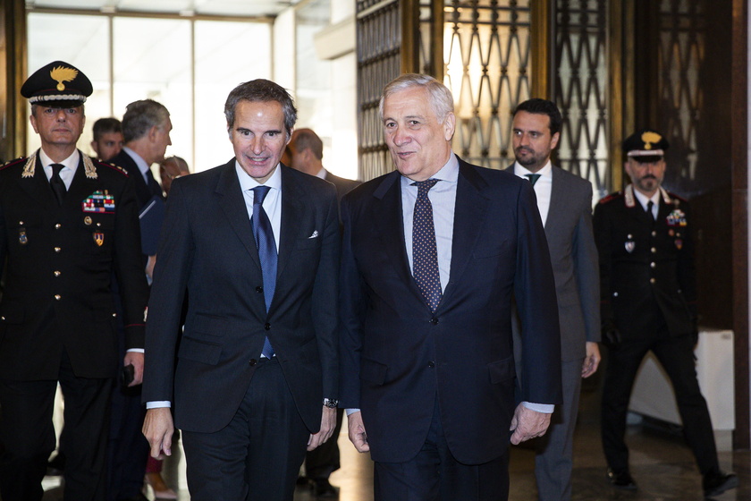 International Atomic Energy Agency chief Grossi visits Rome