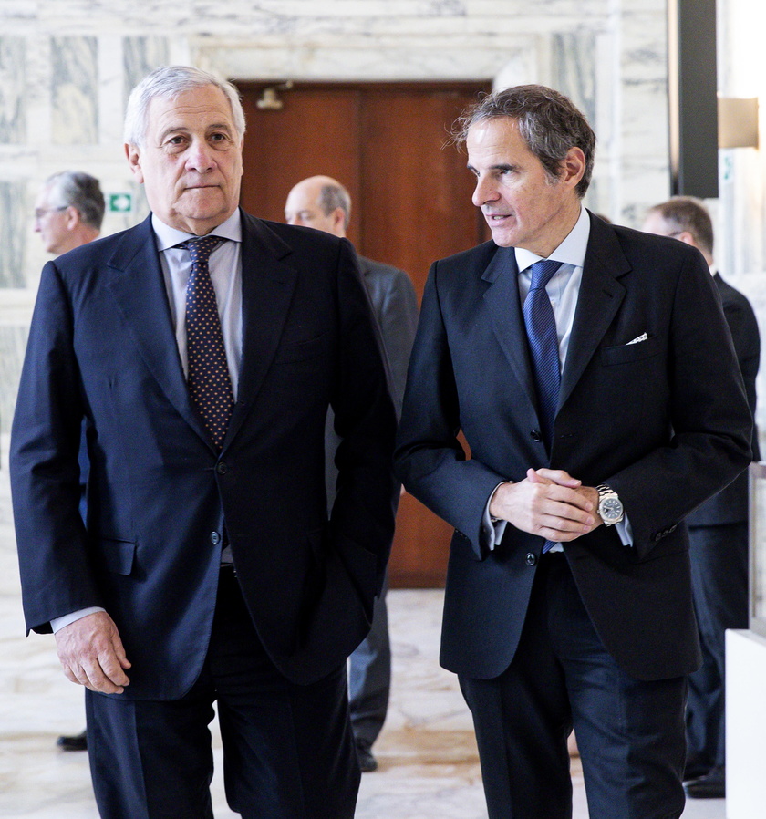 International Atomic Energy Agency chief Grossi visits Rome