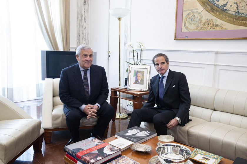 International Atomic Energy Agency chief Grossi visits Rome