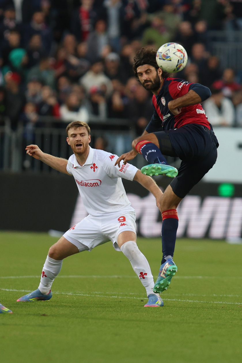 Soccer : Cagliari Vs Fiorentina