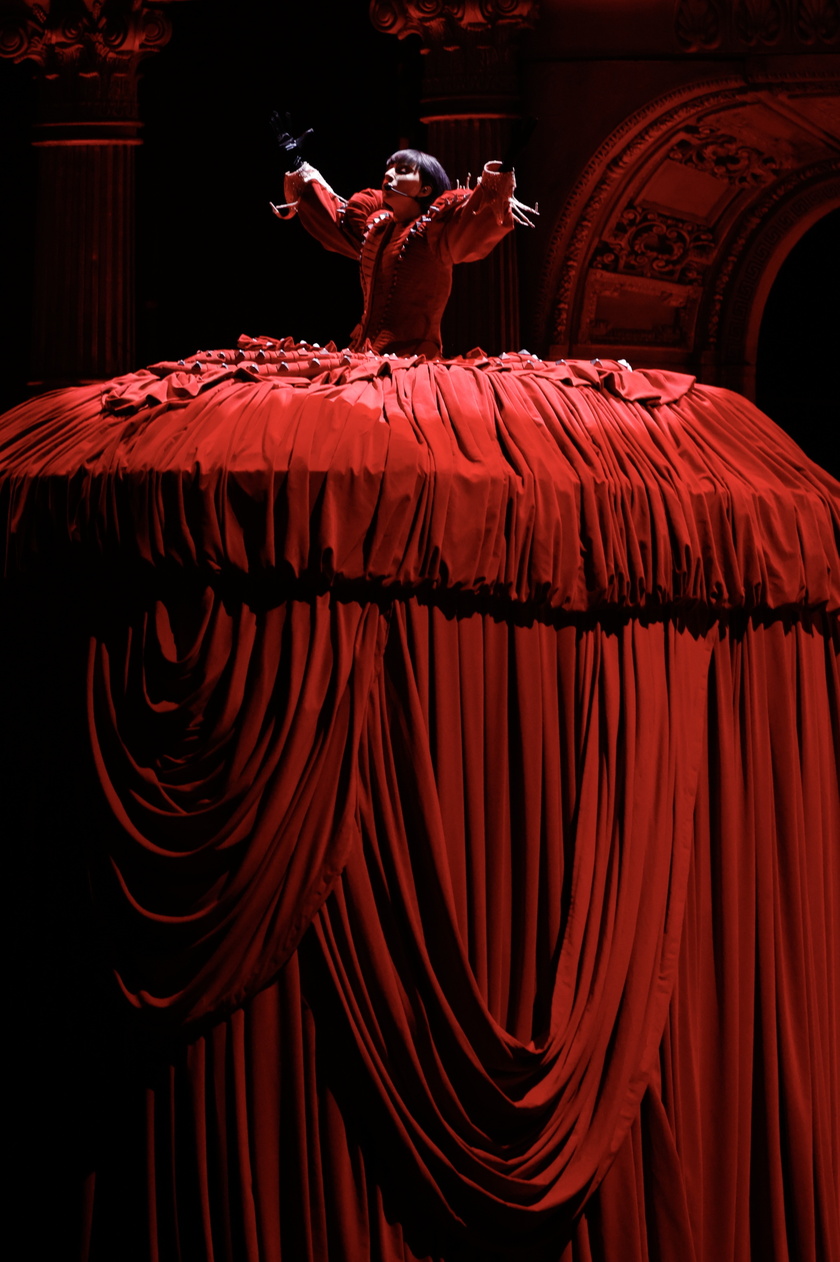 Lady Gaga performs during a rehearsal 