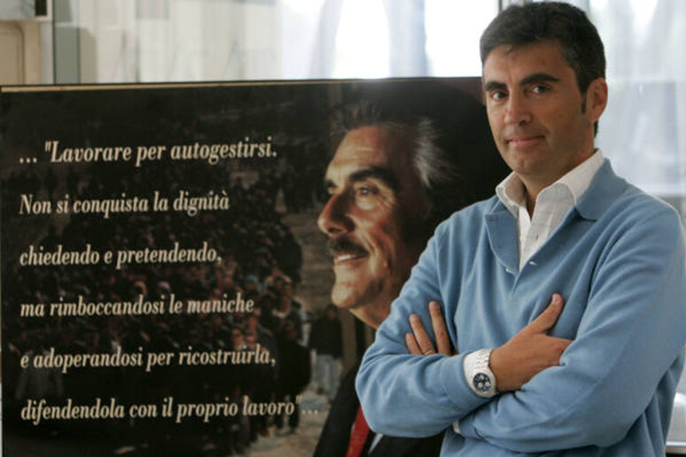 Andrea Muccioli, figlio del fondatore di San PAtrignano, Vincenzo Muccioli - RIPRODUZIONE RISERVATA