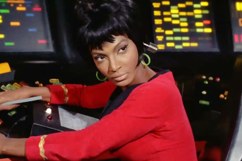Il tenente Uhura in Star Treck - RIPRODUZIONE RISERVATA