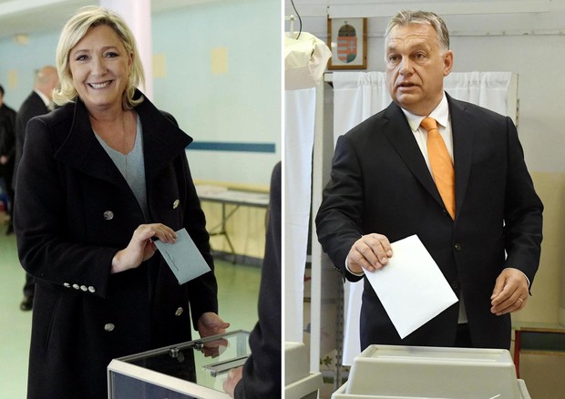 Marine Le Pen e Viktor Orban © ANSA