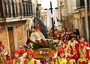 Partecipanti alla Festa dei Giudei oggi 2 aprile 2010 a San Fratello (Messina). A San Fratello,  vittima di una frana il 14 febbraio scorso, si rinnova anche quest'anno la tradizione  dell'antichissima Festa dei Giudei che si conclude il venerdi' santo