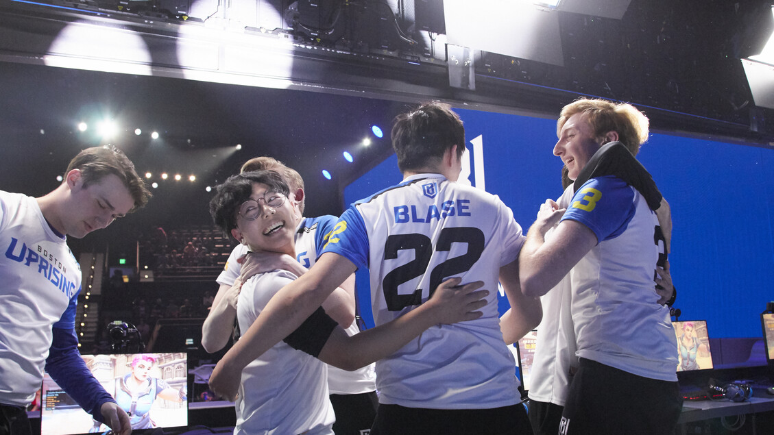 L'esultanza dei Boston Uprising all'OWL 2019