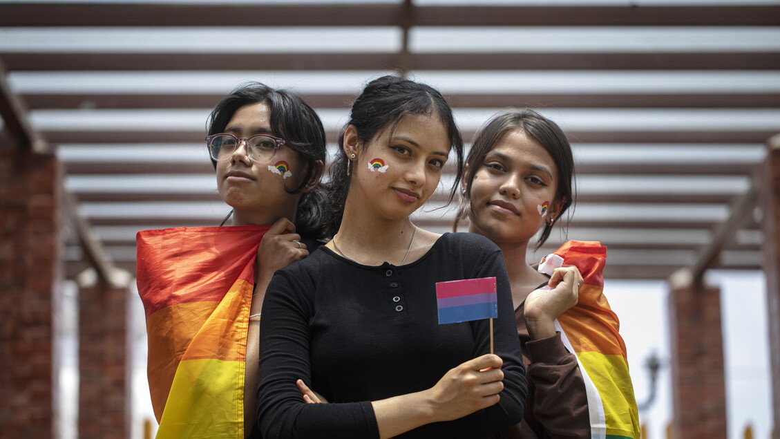 Pride a katmandu © ANSA/EPA