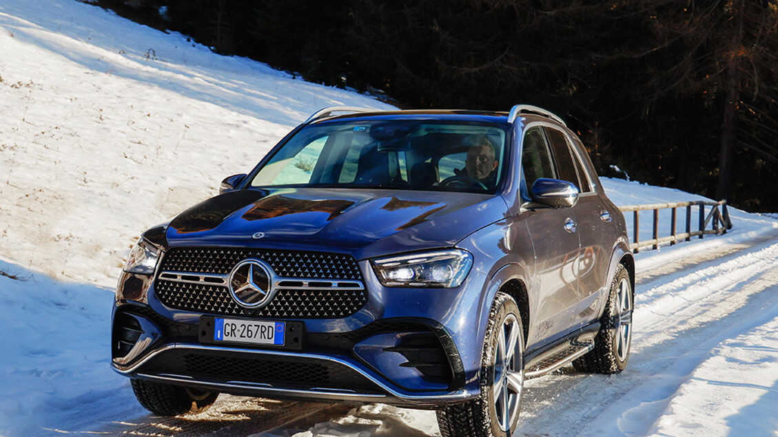 Mercedes Winter Experience con suv GLE ed EQE