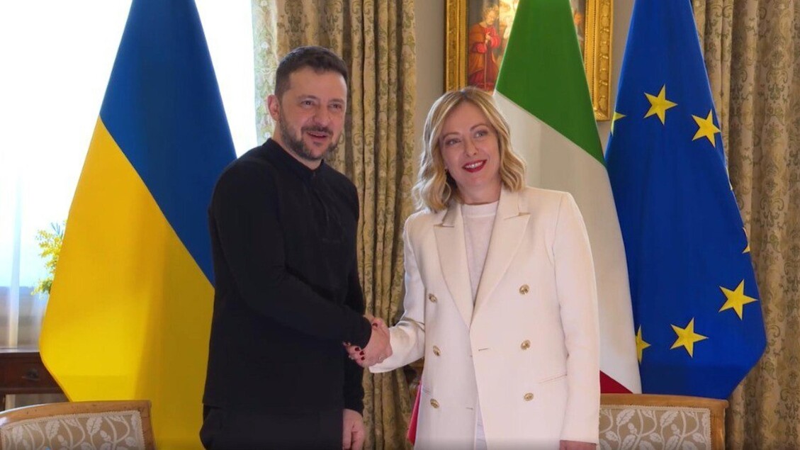 ++ Meloni incontra Zelensky a Londra, l'Italia è con Kiev ++