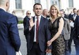 Di Maio e fidanzata al ricevimento per la festa della Repubblica © Ansa