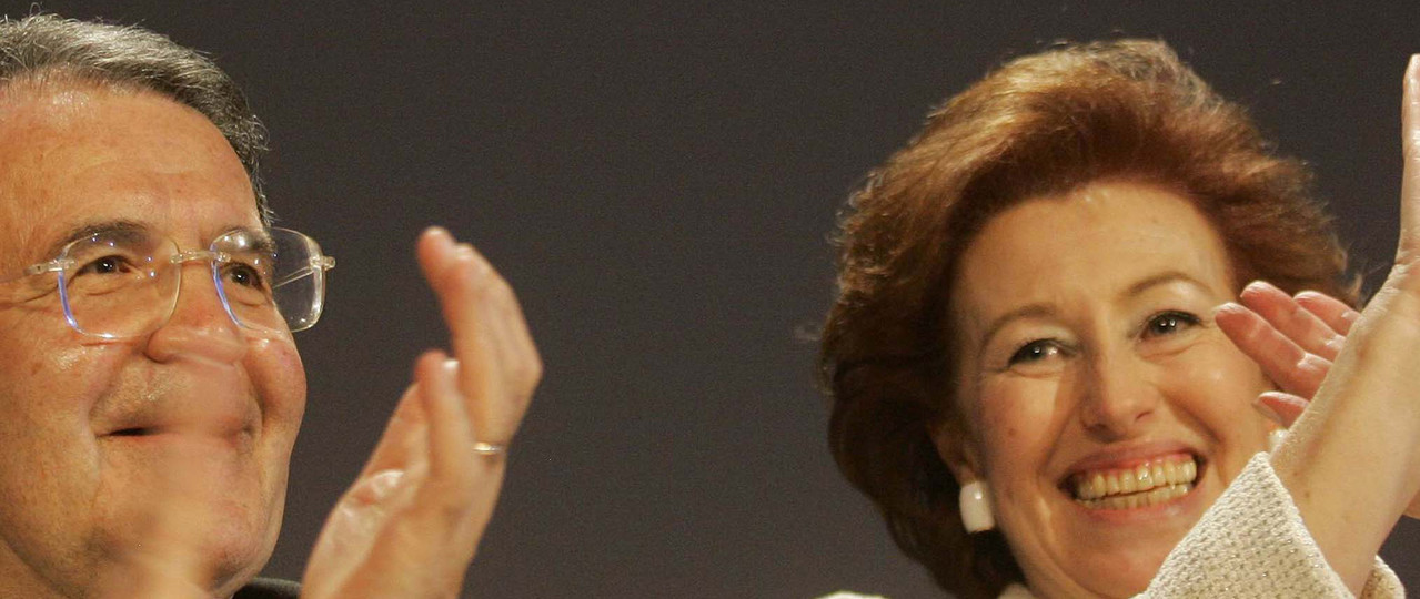 EXPO 2015: I COMPLIMENTI DI PRODI A LETIZIA MORATTI © ANSA