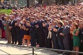 Il grido dei catalani a Barcellona, 'no alla paura'