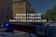 Ordine pubblico, ecco le prossime manifestazioni a rischio