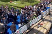 Crosetto in visita all'Amerigo Vespucci a Taranto