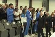 Mattarella agli sportivi: 'Mi sento un intruso tra voi, ma vi ringrazio'