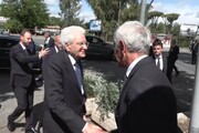 Roma, Mattarella in visita al centro 'Giulio Onesti' del Coni
