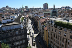 Una veduta panoramica su Milano