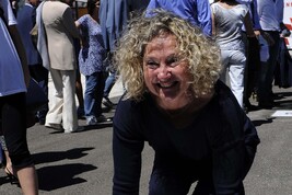 2015 - Gabriella Dorio, durante dell'inaugurazione della Walk of Fame dello sport al Foro Italico