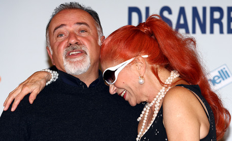 Giorgio Faletti con Milva © ANSA