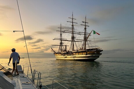 Amerigo Vespucci arriva a Darwin, 24/ma tappa del Tour mondiale