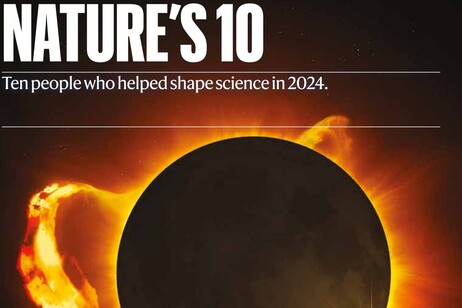 La copertina con i Top10 della scienza del 2024 secondo Nature (fonte: Nature)