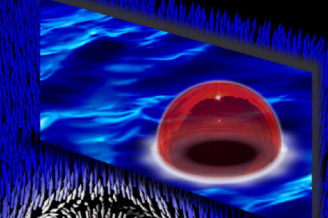 A laboratory-created cloud of ultracold atoms (credit: Alessandro Zenesini, Giacomo Lamporesi)