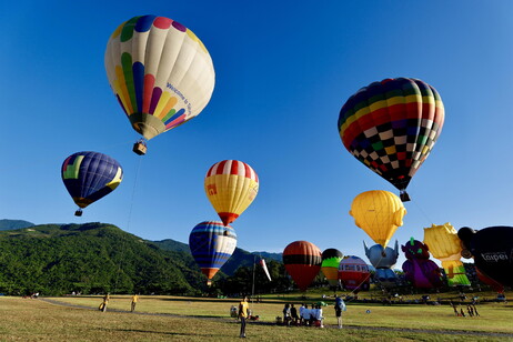 International hot air balloon festival in Taiwan