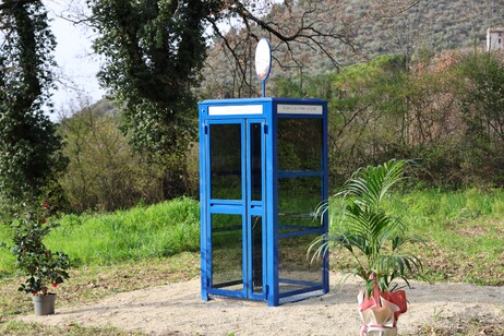 “Telefono del vento” installato nella frazione di Spoleto di Bazzano Inferiore