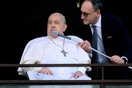 Papa Francesco con Massimiliano Strappetti