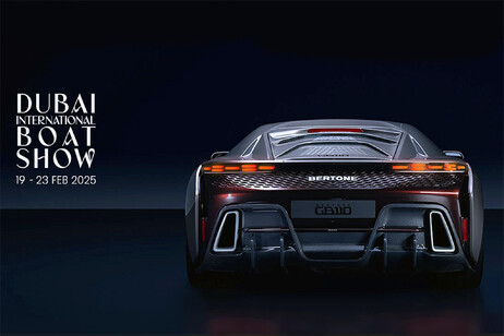 Bertone GB 110 sotto i riflettori del Dubai Boat Show 2025
