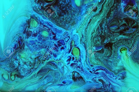 Si chiama olo, il colore mai visto risultato di una particolare combinazione di blu e verde (fonte: 123RF)