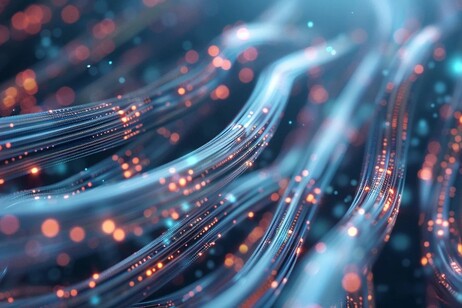 Trasmissione quantistica da record su fibre ottiche (fonte: StockCake)