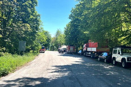 operazioni recupero dei due vigili del fuoco morti al Balzolo, sulla Maiella, campo base