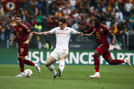 Soccer: Serie A; AS Roma vs ACF Fiorentina