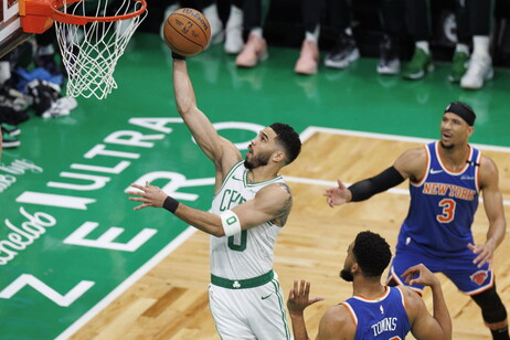 NBA Playoffs - New York Knicks at Boston Celtics