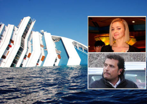 Domnica Cemortan e Francesco Schettino © ANSA