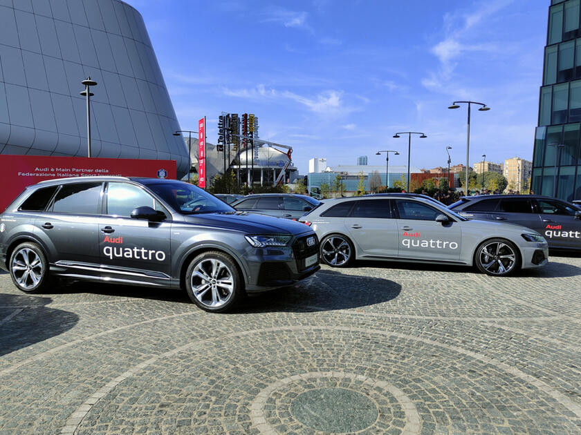 Tecnologia ed eleganza Audi a disposizione dei campioni Fisi © ANSA/Audi