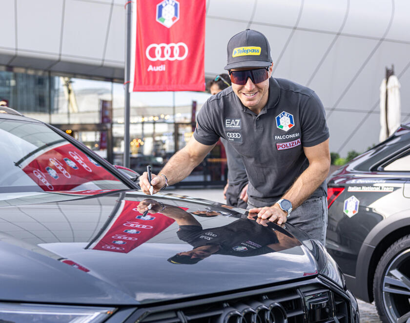 Tecnologia ed eleganza Audi a disposizione dei campioni Fisi © ANSA/Audi