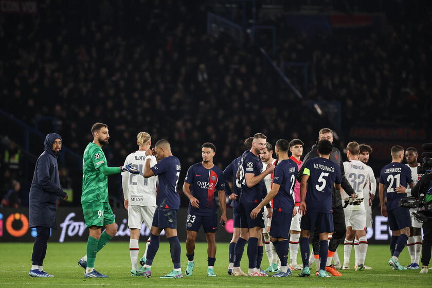 UEFA Champions League - PSG vs AC Milan © ANSA/EPA
